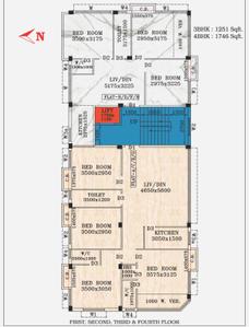 Project Image of 1251.0 - 1746.0 Sq.ft 3 BHK Apartment for buy in Raaj Paradise Phase 1 & Phase 2