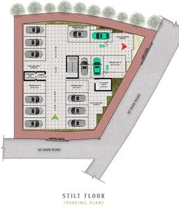 Project Image of 1150 Sq.ft 3 BHK Apartment / Flat for sale in Madanpur for Rs. 8250000