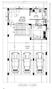 Sri Krishna Flats Cluster Plan for ground Floor 1