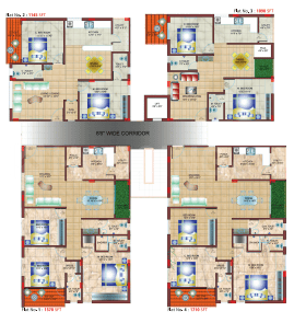 Project Image of 1090 Sq.ft 2 BHK Apartment / Flat for sale in Nallakunta for Rs. 6500000