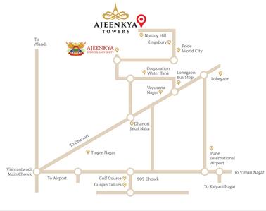 Project Image of 0.0 - 322.0 Sq.ft 1 BHK Apartment for buy in APAK Ajinkya Towers
