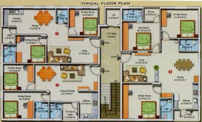 Project Image of 910.0 - 1340.0 Sq.ft 2 BHK Apartment for buy in KT Towers