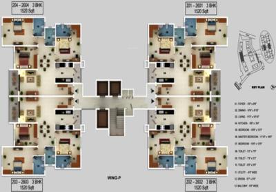 Project Image of 1025.0 - 1260.0 Sq.ft 2 BHK Apartment for buy in Mantri Serenity