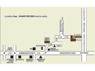 Project Image of 1150 Sq.ft 2 BHK Apartment / Flat for sale in Tejaswini Nagar for Rs. 9500000
