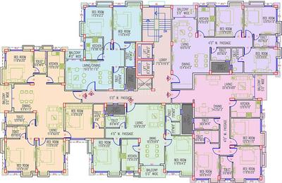 Project Image of 1023.0 - 2060.0 Sq.ft 2 BHK Apartment for buy in Sandhu Ekam Solace