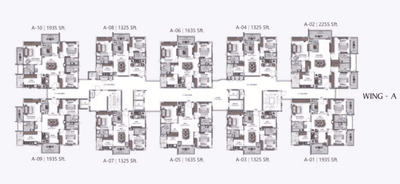 Project Image of 1900 Sq.ft 3 BHK Apartment / Flat for sale in Narsingi for Rs. 18500000
