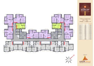 Project Image of 168.0 - 342.0 Sq.ft 1 RK Apartment for buy in A Plus Golden Van Wing A1 To A5