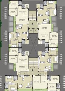 Project Image of 613.44 - 643.79 Sq.ft 2 BHK Apartment for buy in FP Amadius Elite