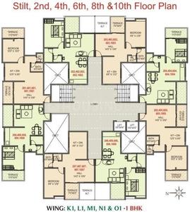 Project Image of 399.0 - 1195.0 Sq.ft 1 BHK Apartment for buy in Shree Sai Swapna Nagari