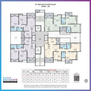Project Image of 586.0 - 1256.0 Sq.ft 1 BHK Apartment for buy in Nivasa Enchante