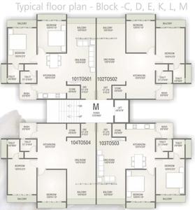 Project Image of 1188.0 - 1728.0 Sq.ft 2 BHK Apartment for buy in Shree Hari Nirmit Flora