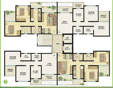 Project Image of 0.0 - 855.0 Sq.ft 3 BHK Apartment for buy in Ekta Greenville