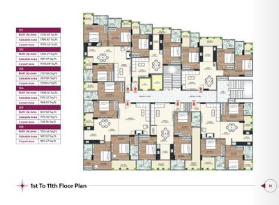 Project Image of 1172.5 - 2417.85 Sq.ft 2 BHK Apartment for buy in Viaans Radiance