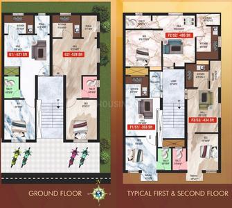 Project Image of 393.0 - 528.0 Sq.ft 1 BHK Apartment for buy in Crest Viyona