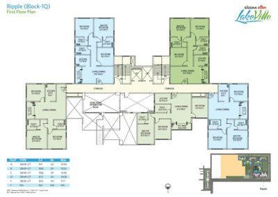 Project Image of 518.0 - 1281.0 Sq.ft 2 BHK Apartment for buy in Siddha Eden Lakeville Phase I