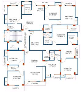 Project Image of 1050.0 - 1180.0 Sq.ft 2 BHK Apartment for buy in R D Raj Enclave