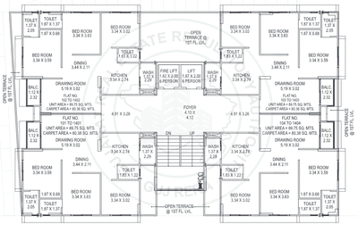 Samarth Sky Samarth Sky A Cluster Plan from 1st to 14th Floor 2
