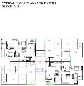 Project Image of 1206.85 - 1281.98 Sq.ft 3 BHK Apartment for buy in Balaji Sahitya Luxuria
