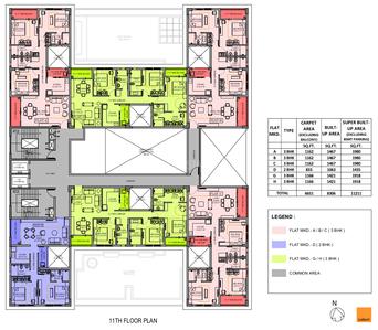 Project Image of 1918 Sq.ft 3 BHK Apartment / Flat for sale in New Town for Rs. 26000000