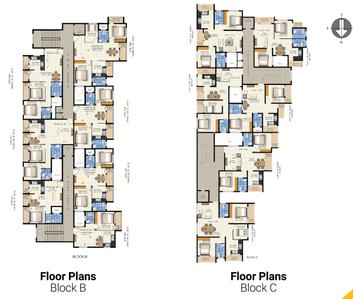 Project Image of 634.0 - 1395.0 Sq.ft 1 BHK Apartment for buy in Advaita Blossom Phase II