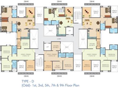 Project Image of 438.0 - 560.0 Sq.ft 2 BHK Apartment for buy in Shree Nidhi Phase 1