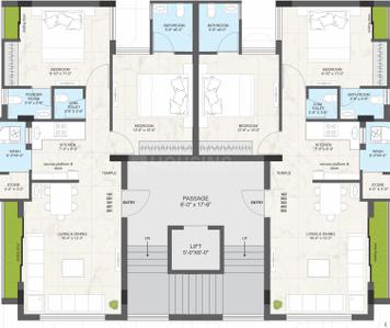 Project Image of 684 Sq.ft 2 BHK Apartment / Flat for sale in Mavdi for Rs. 5000000