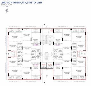 Project Image of 0.0 - 869.4 Sq.ft 3 BHK Apartment for buy in Laxmi Vivianna Virtue
