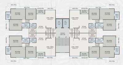 Project Image of 1026.0 - 2051.0 Sq.ft 3 BHK Apartment for buy in Courtyard Primero