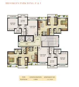 Project Image of 630.0 - 1350.0 Sq.ft 1 BHK Apartment for buy in Ekta Parksville Phase III