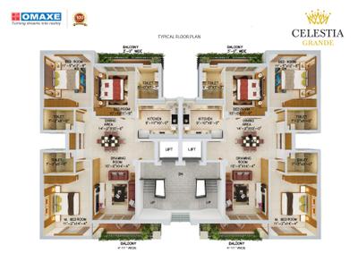 Project Image of 801.0 - 2214.0 Sq.ft 2 BHK Independent Floor for buy in Omaxe Metro City Phase 4