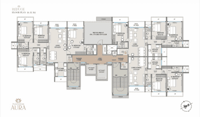 Project Image of 704.0 - 1499.0 Sq.ft 2 BHK Apartment for buy in Platinum Aura Wing A