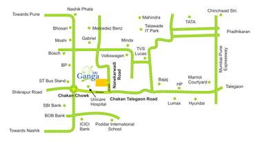 Project Image of 543.0 - 613.0 Sq.ft 2 BHK Apartment for buy in Sai Ganga
