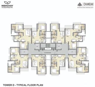 Project Image of 342.0 - 504.0 Sq.ft 1 BHK Apartment for buy in Chandak Nishchay Wing D