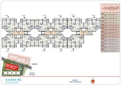 Project Image of 860.0 - 1090.0 Sq.ft 2 BHK Apartment for buy in Ajmera Iris