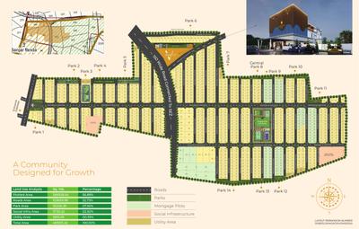 Project Image of 1620.0 - 4500.0 Sq.ft Residential Plot Plot for buy in Akshita Visionary City Golden Breeze Phase 4