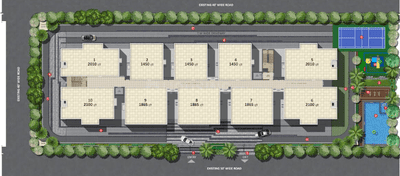 Project Image of 2087 Sq.ft 3 BHK Apartment / Flat for sale in Kompally for Rs. 12278500