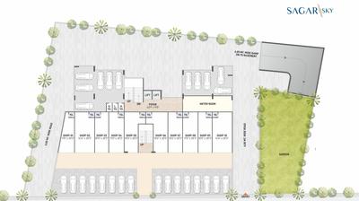 Project Image of 846.26 - 854.33 Sq.ft 3 BHK Apartment for buy in Sagar Sky