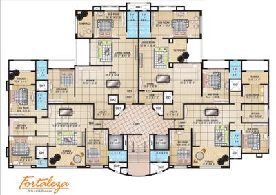 Project Image of 1100.0 - 1700.0 Sq.ft 2 BHK Apartment for buy in Raviraj Fortaleza Apartment