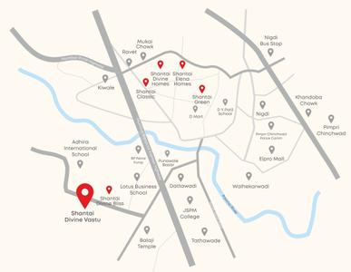 Project Image of 322.7 - 517.42 Sq.ft 1 BHK Apartment for buy in Mahalaxmi Shantais Divine Vastu