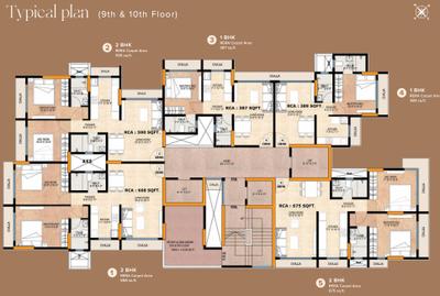Project Image of 387.0 - 919.0 Sq.ft 1 BHK Apartment for buy in Ardhya Aura
