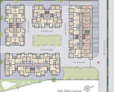 Project Image of 381.69 - 583.73 Sq.ft 1 BHK Apartment for buy in Shree Vallabh Prayosha Residency