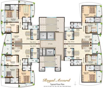 Project Image of 1320.0 - 1770.0 Sq.ft 2 BHK Apartment for buy in Supreme Royal Accord