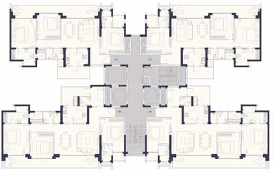 Project Image of 1063.4 - 1537.0 Sq.ft 3 BHK Apartment for buy in Conscient Parq