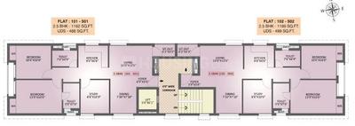 Project Image of 546.0 - 1298.0 Sq.ft 1.5 BHK Apartment for buy in Ahaana
