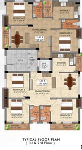 HABITAT FORTUNA Habitat Fortuna Cluster Plan from 1st to 2nd Floor 1