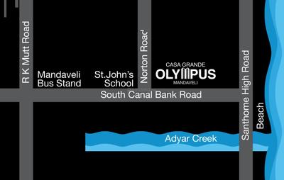 Project Image of 1851.0 - 2036.0 Sq.ft 3 BHK Apartment for buy in Casagrand Olympus