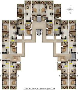 Project Image of 743.0 - 1422.0 Sq.ft 1 BHK Apartment for buy in Kent Baywatch Suites