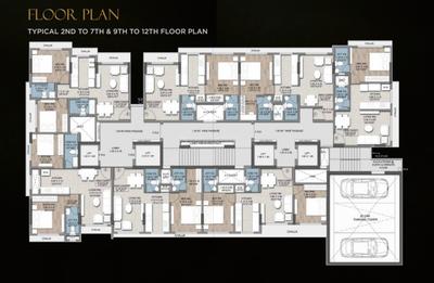 Project Image of 428.0 - 590.0 Sq.ft 1 BHK Apartment for buy in Signature By Peridot