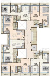 Project Image of 198.06 - 296.87 Sq.ft 1 RK Apartment for buy in RK Vaishnavi Residency
