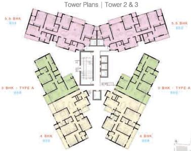 Project Image of 1416.0 - 3712.0 Sq.ft 3 BHK Apartment for buy in Radius Avenue 54
